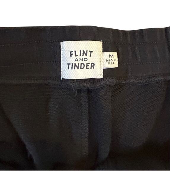 FLINT AND TINDER Huckberry Black French Terry Sweatpants Men's Size Medium - Picture 5 of 7